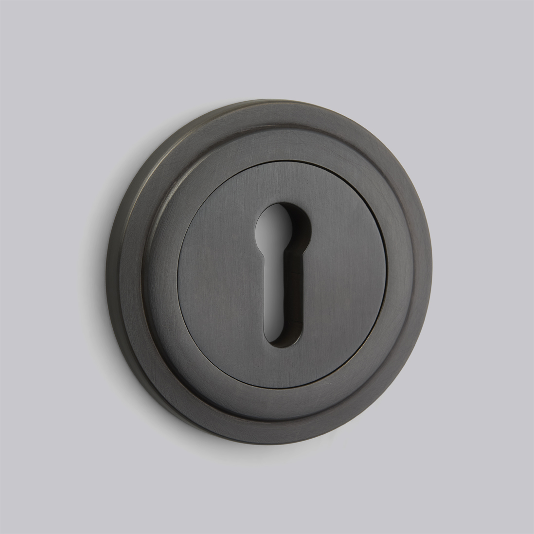 53mm Double Step Escutcheon - Standard Keyhole